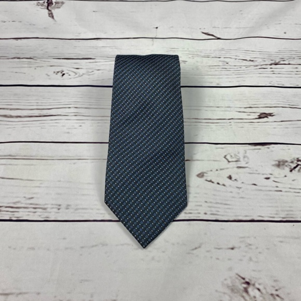 Tasso Elba Navy Print Tie